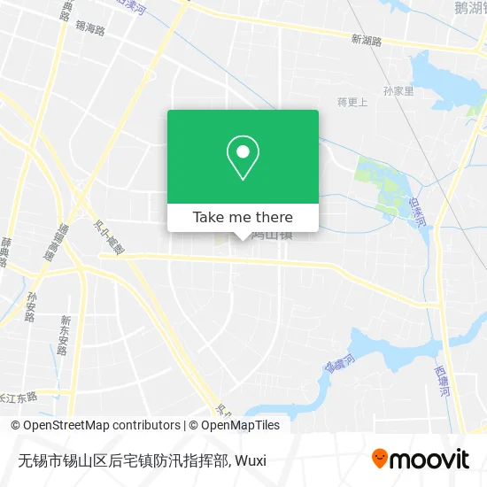 无锡市锡山区后宅镇防汛指挥部 map