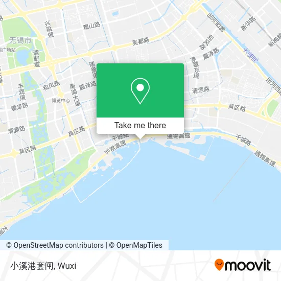 小溪港套闸 map