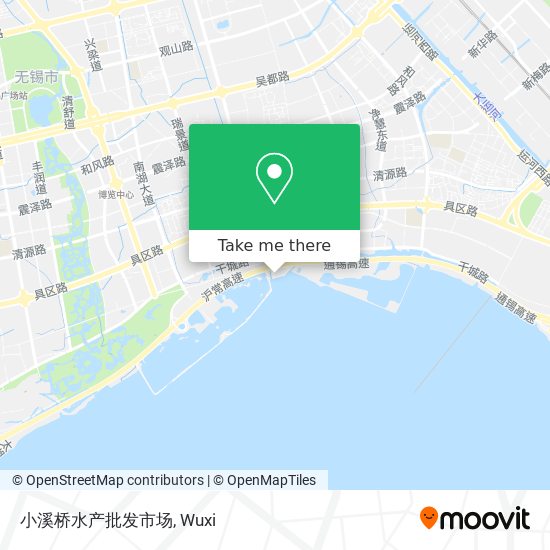 小溪桥水产批发市场 map