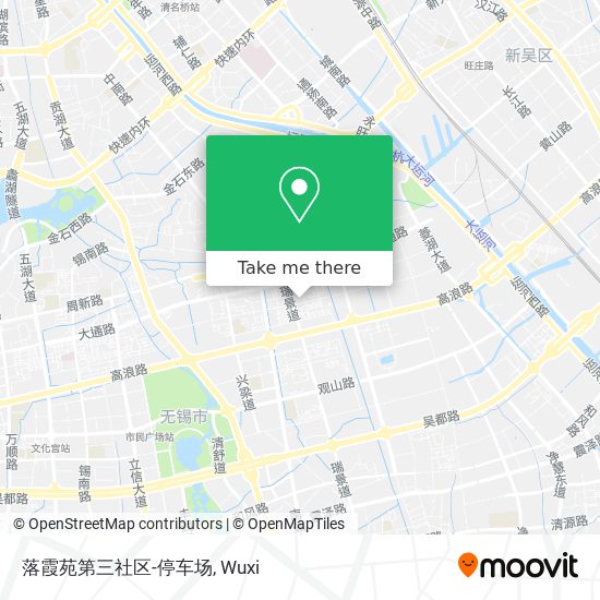落霞苑第三社区-停车场 map