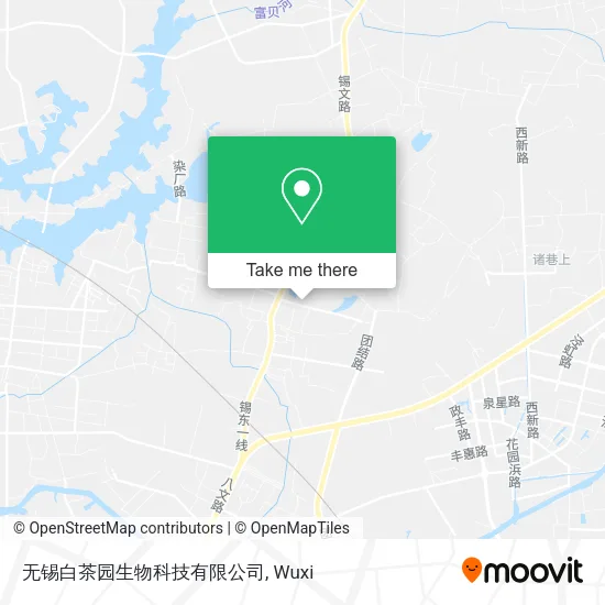 无锡白茶园生物科技有限公司 map