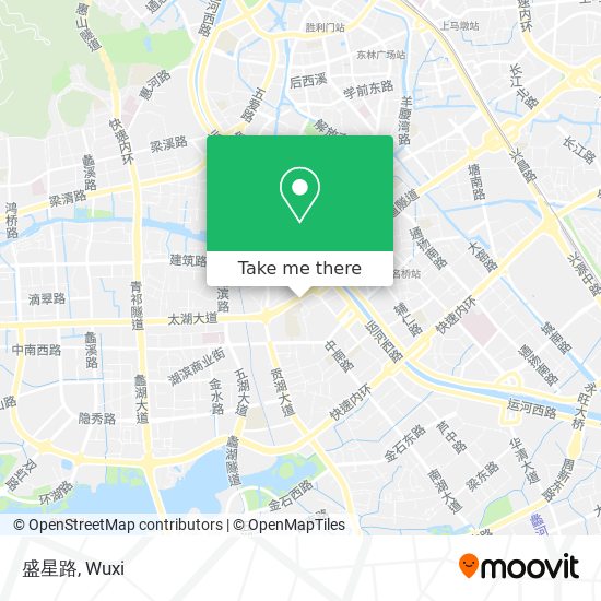 盛星路 map