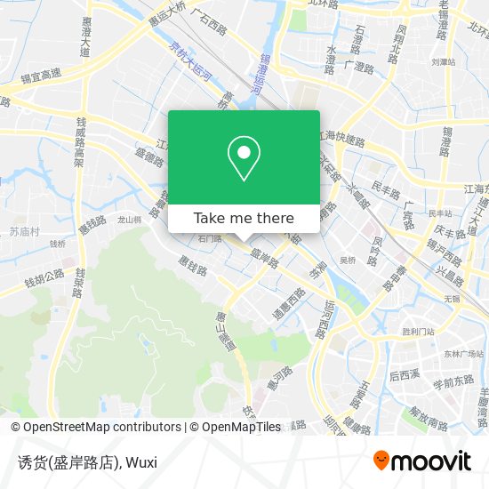 诱货(盛岸路店) map