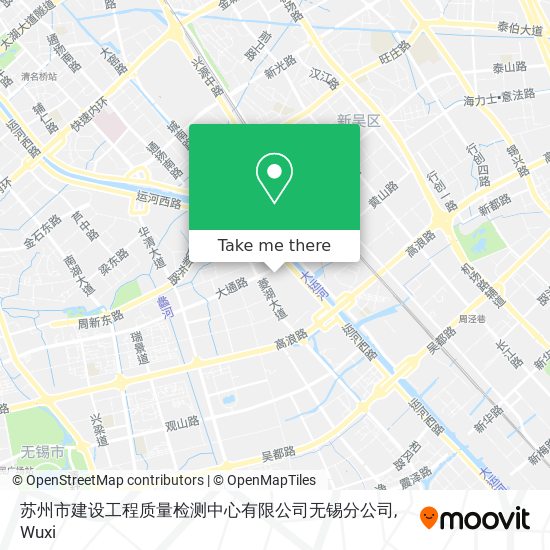 苏州市建设工程质量检测中心有限公司无锡分公司 map