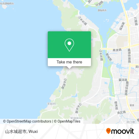 山水城超市 map