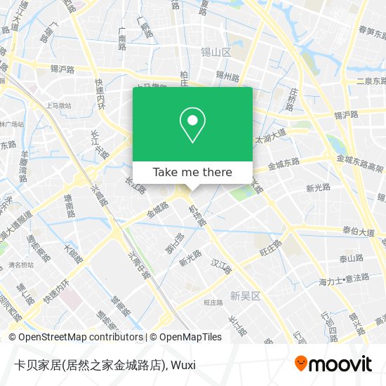 卡贝家居(居然之家金城路店) map