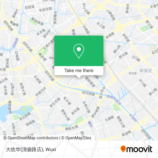大统华(清扬路店) map