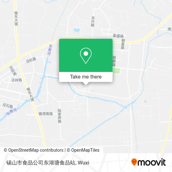 锡山市食品公司东湖塘食品站 map