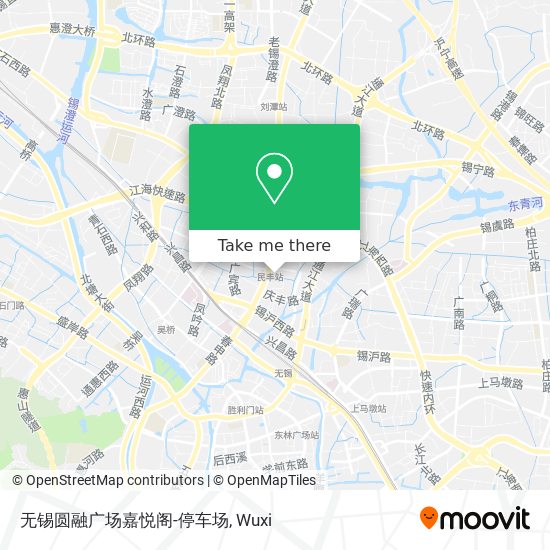 无锡圆融广场嘉悦阁-停车场 map