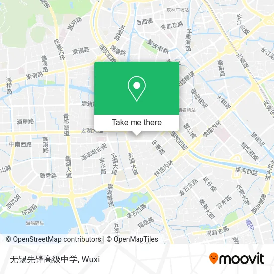 无锡先锋高级中学 map