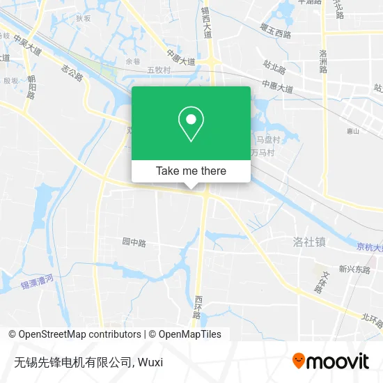 无锡先锋电机有限公司 map