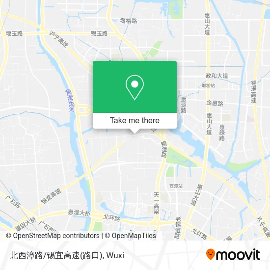北西漳路/锡宜高速(路口) map