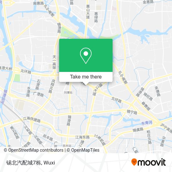 锡北汽配城7栋 map