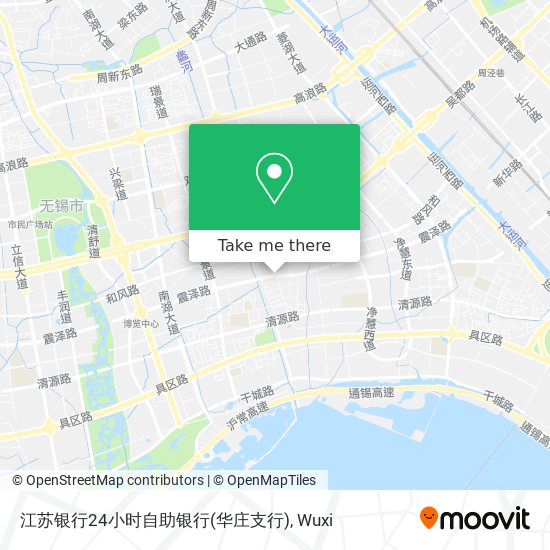 江苏银行24小时自助银行(华庄支行) map