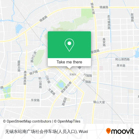 无锡东站南广场社会停车场(人员入口) map