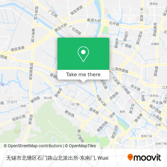 无锡市北塘区石门路山北派出所-东南门 map