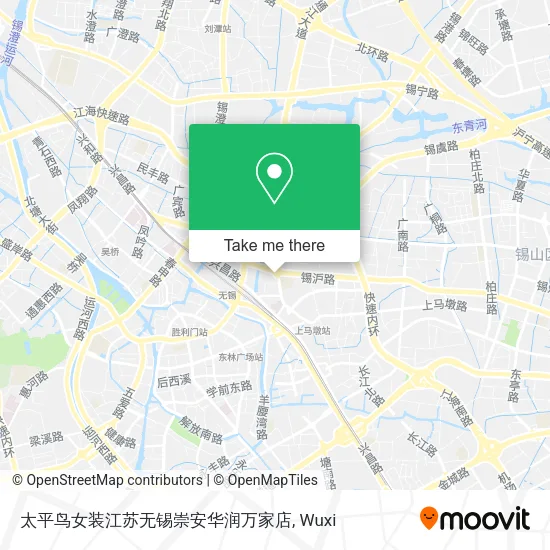 太平鸟女装江苏无锡崇安华润万家店 map