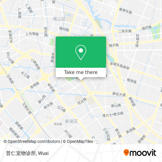 普仁宠物诊所 map