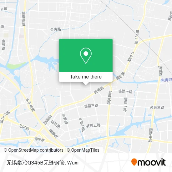 无锡攀冶Q345B无缝钢管 map