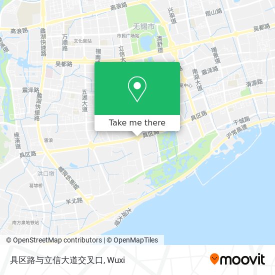 具区路与立信大道交叉口 map