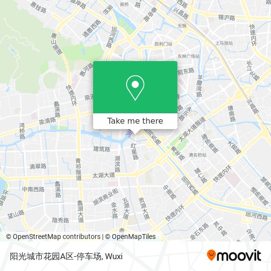 阳光城市花园A区-停车场 map