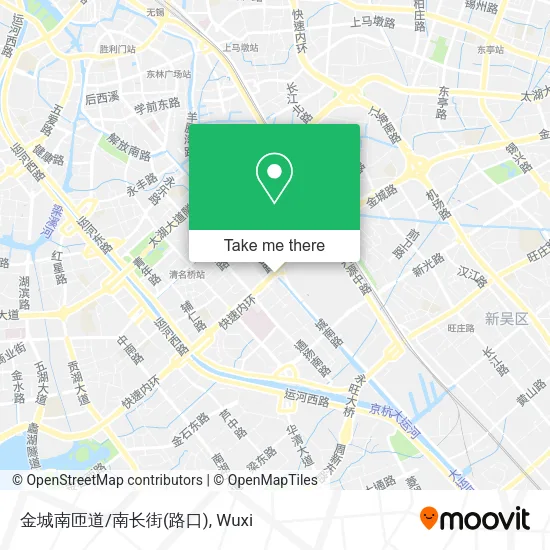 金城南匝道/南长街(路口) map
