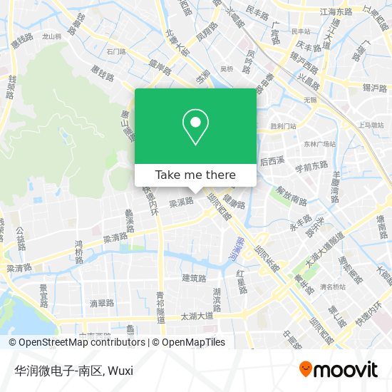 华润微电子-南区 map