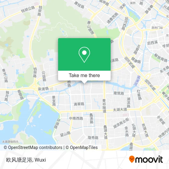 欧风塘足浴 map