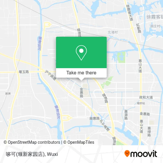 哆可(堰新家园店) map