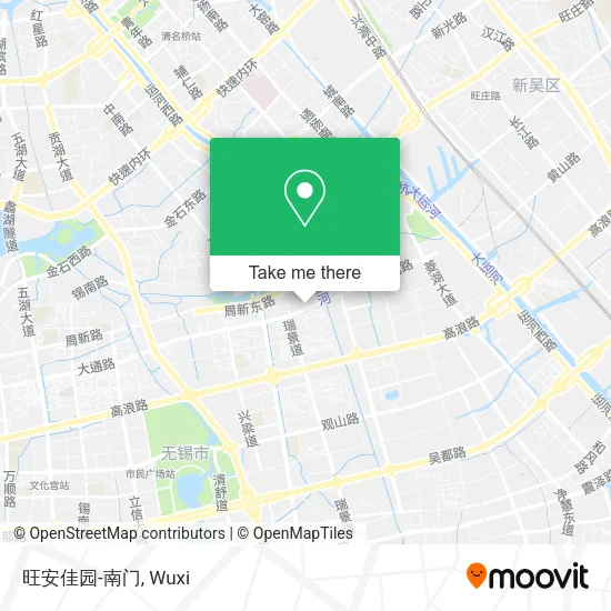 旺安佳园-南门 map