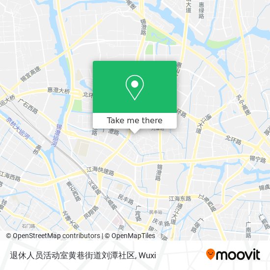 退休人员活动室黄巷街道刘潭社区 map