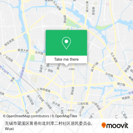无锡市梁溪区黄巷街道刘潭二村社区居民委员会 map
