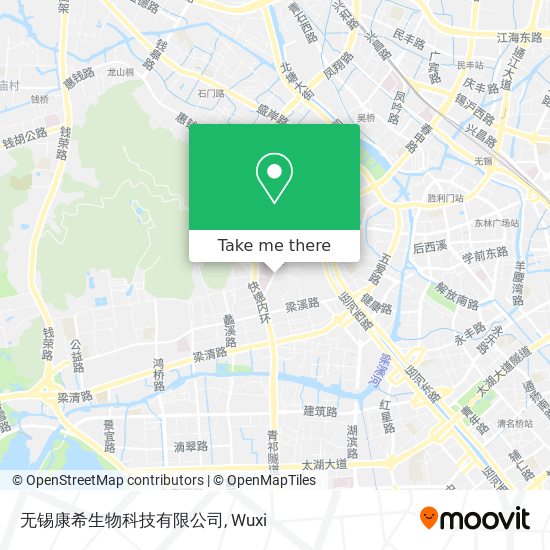 无锡康希生物科技有限公司 map