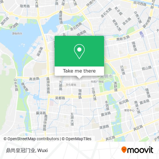 鼎尚皇冠门业 map