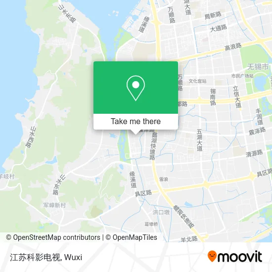 江苏科影电视 map