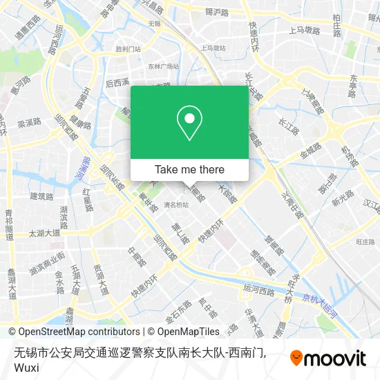 无锡市公安局交通巡逻警察支队南长大队-西南门 map
