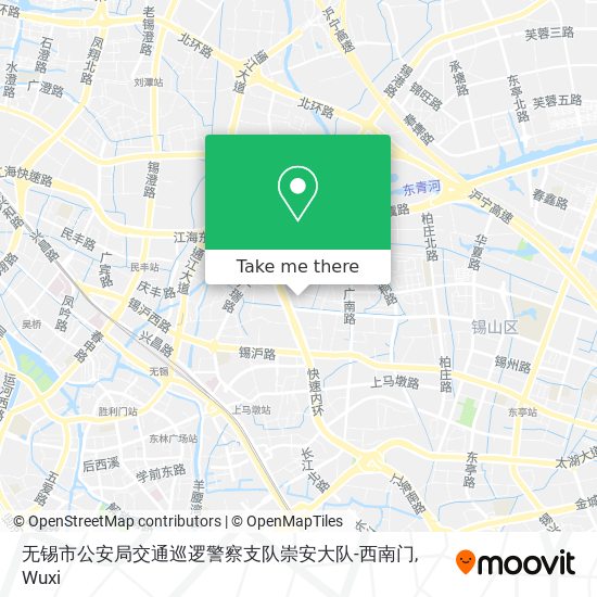 无锡市公安局交通巡逻警察支队崇安大队-西南门 map