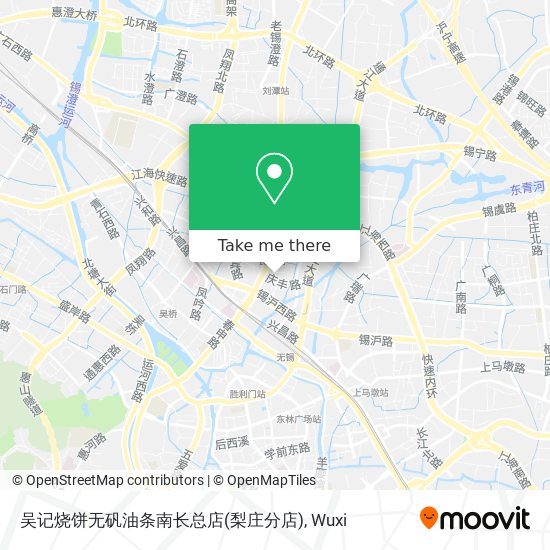 吴记烧饼无矾油条南长总店(梨庄分店) map
