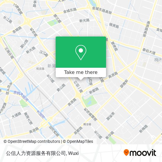 公信人力资源服务有限公司 map