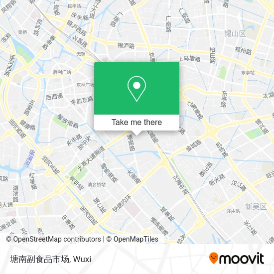 塘南副食品市场 map