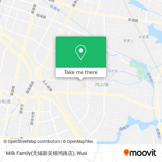 Milk Family(无锡新吴锦鸿路店) map