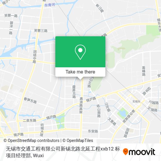 无锡市交通工程有限公司新锡北路北延工程xxb12 标项目经理部 map