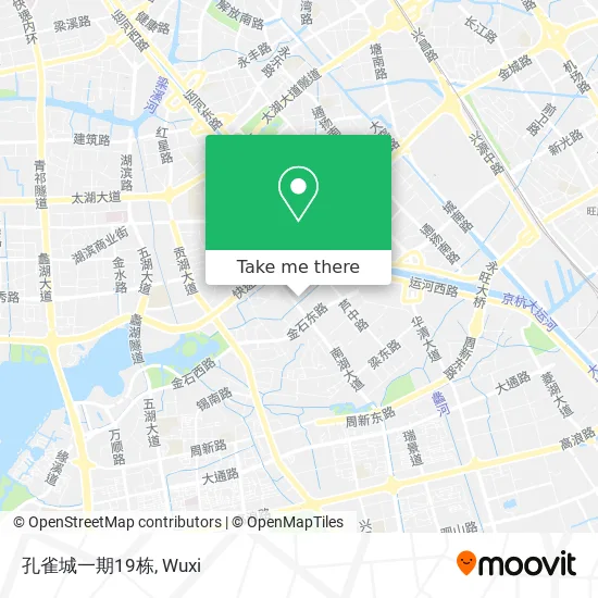 孔雀城一期19栋 map