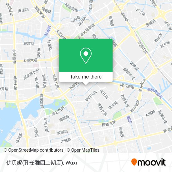 优贝妮(孔雀雅园二期店) map