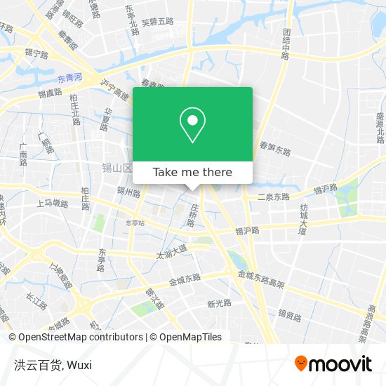 洪云百货 map