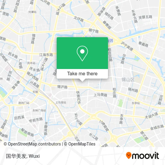 国华美发 map