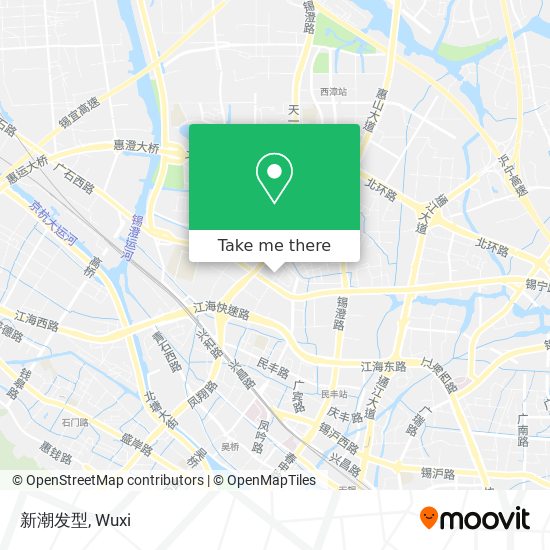 新潮发型 map