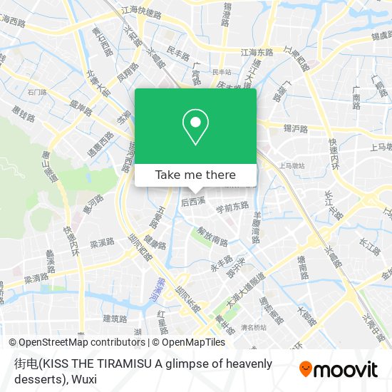 街电(KISS THE TIRAMISU A glimpse of heavenly desserts) map