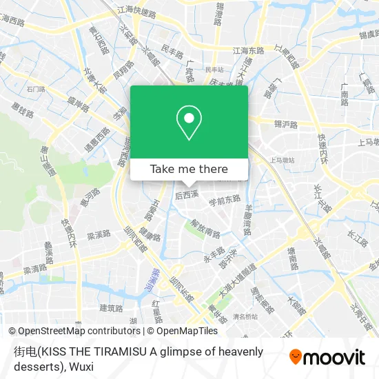 街电(KISS THE TIRAMISU A glimpse of heavenly desserts) map