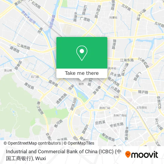 Industrial and Commercial Bank of China (ICBC) (中国工商银行) map